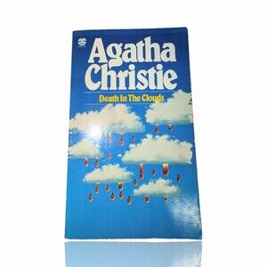 Agatha Christie Death in the Clouds Paperback 1985 Vintage Hercule Poirot
